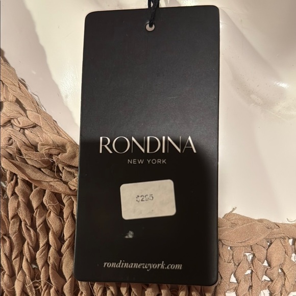 New York Designer Cozy Tan Crew Neck Sweater with Textured Knit - Picture 4 of 5